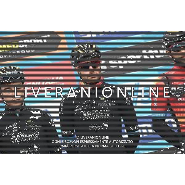 07-03-2023 Tirreno - Adriatico; Tappa 02 Camaiore - Follonica; 2023, Bahrain - Victorious; Caruso, Damiano; Camaiore; ©SIROTTI / AGENZIA ALDO LIVERANI SAS