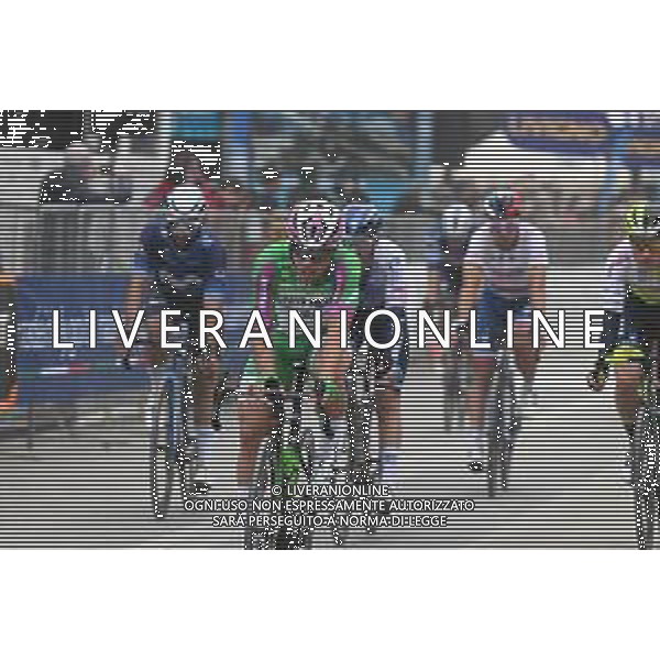 08-03-2023 Tirreno - Adriatico; Tappa 03 Follonica - Foligno; 2023, Green Project Bardiani - Csf Faizane; Colnaghi, Luca; Foligno; ©SIROTTI / AGENZIA ALDO LIVERANI SAS
