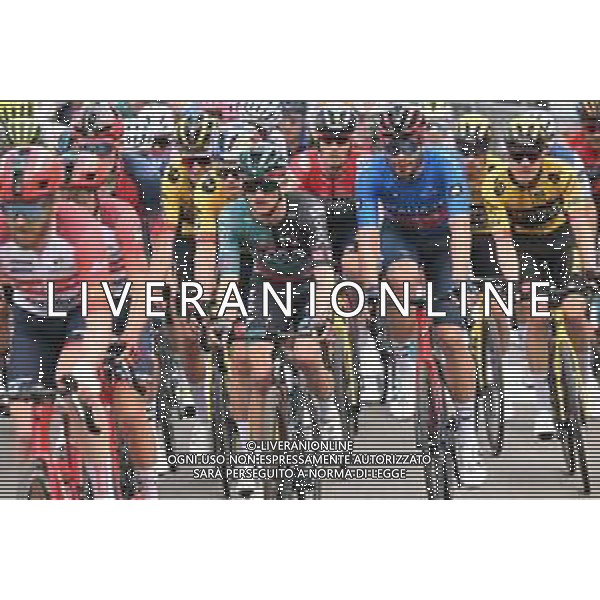 09-03-2023 Tirreno - Adriatico; Tappa 04 Greccio - Tortoreto; 2023, Bora - Hansgrohe; 2023, Ineos Grenadiers; Hindley, Jai; Ganna, Filippo; Tortoreto; ©SIROTTI / AGENZIA ALDO LIVERANI SAS