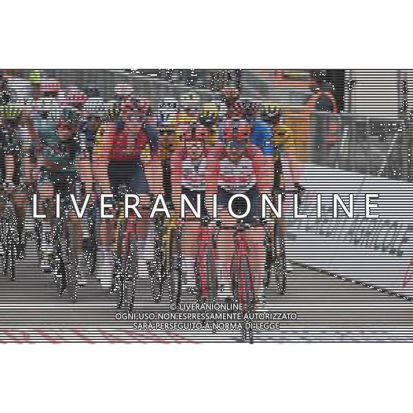 09-03-2023 Tirreno - Adriatico; Tappa 04 Greccio - Tortoreto; 2023, Trek - Segafredo; Simmons, Quinn; Ciccone, Giulio; Tortoreto; ©SIROTTI / AGENZIA ALDO LIVERANI SAS