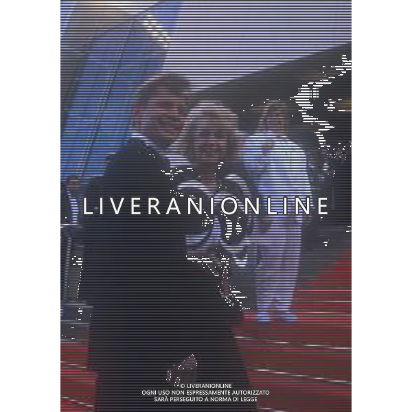 RETROSPETTIVA MICHAEL YORK ATTORE NELLA FOTO MICHAEL YORK E LA MOGLIE PATRICIA Mc CALLUM NELL\'ANNO 1987 A VENEZIA AG ALDO LIVERANI SAS  