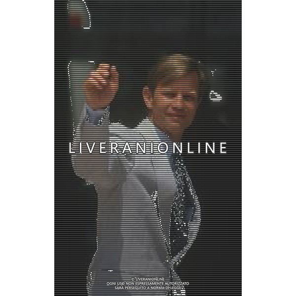 RETROSPETTIVA MICHAEL YORK ATTORE NELLA FOTO MICHAEL YORK NELL\'ANNO 1987 A CANNES  AG ALDO LIVERANI SAS 