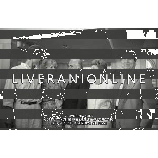 RETROSPETTIVA MICHAEL YORK ATTORE NELLA FOTO MICHAEL YORK E LA MOGLIE PATRICIA Mc CALLUM -JACK VALENTI E J RABB NELL\'ANNO 1987 A VENEZIA AG ALDO LIVERANI SAS   