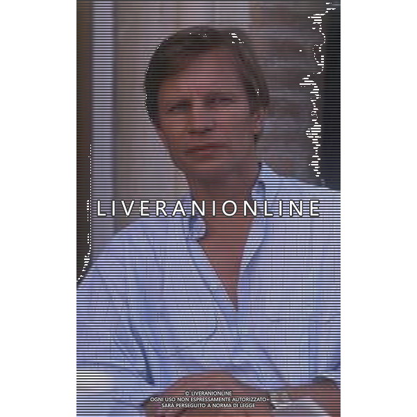 RETROSPETTIVA MICHAEL YORK ATTORE NELLA FOTO MICHAEL YORK NELL\'ANNO 1987 A VENEZIA AG ALDO LIVERANI SAS  