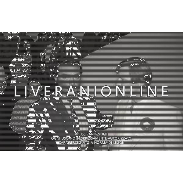 RETROSPETTIVA MICHAEL YORK ATTORE NELLA FOTO MICHAEL YORK NELL\'ANNO 1987 A VENEZIA CON DIEGO ABATANTUONO AG ALDO LIVERANI SAS 