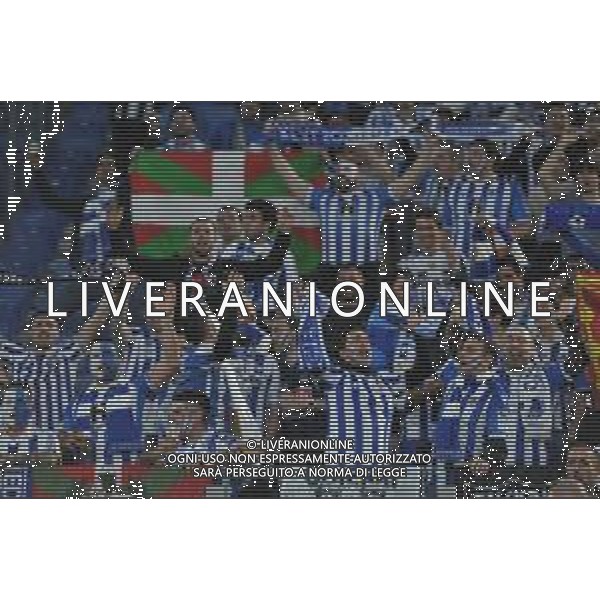 Roma vs Real Sociedad Europa League - Ottavi di finale - Stadio Olimpico - Roma 09-03-2023 nella foto Tifosi Real Sociedad ©Federico Gaetano / AGENZIA ALDO LIVERANI SAS