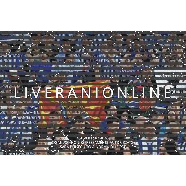 Roma vs Real Sociedad Europa League - Ottavi di finale - Stadio Olimpico - Roma 09-03-2023 nella foto Tifosi Real Sociedad ©Federico Gaetano / AGENZIA ALDO LIVERANI SAS