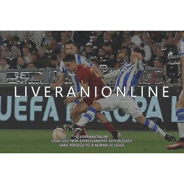 Roma vs Real Sociedad Europa League - Ottavi di finale - Stadio Olimpico - Roma 09-03-2023 nella foto paulo Dybala e Zubimendi ©Federico Gaetano / AGENZIA ALDO LIVERANI SAS