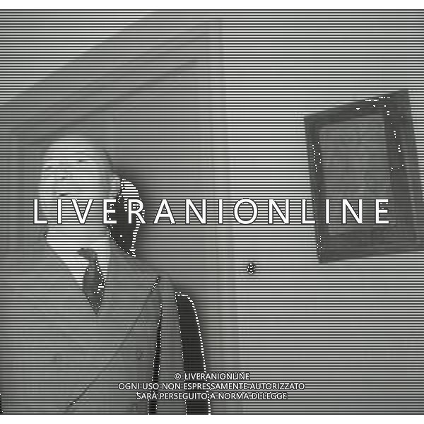 RETROSPETTIVA MARIO SCELBA POLITICO NELLA FOTO MARIO SCELBA A ROMA NELL\'ANNO 1950 FOTO SANDRO VESPASIANI-AG ALDO LIVERANI SAS