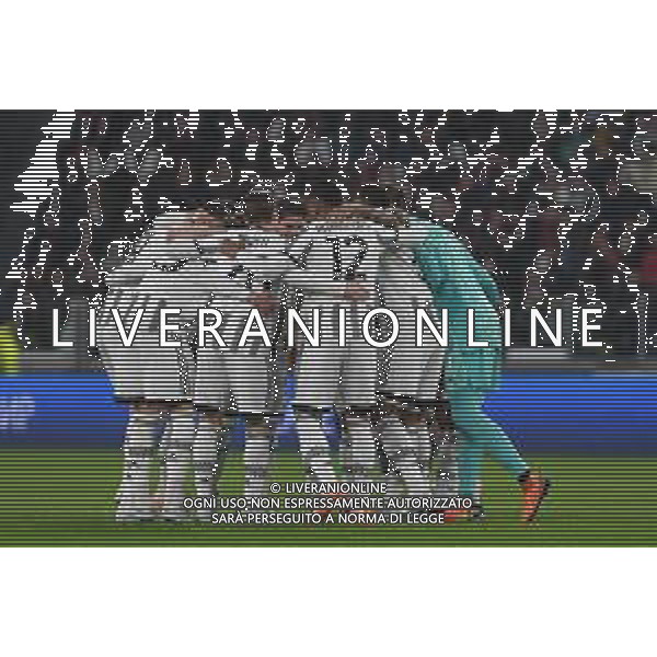 Torino 09.03.2023 Stadio Allianz Stadium ©Manuela Viganti/Agenzia Aldo Liverani Juventus vs Friburgo Europa League 2022/2023 Ottavi di Finale Nella foto: la formazione in gruppo della juventus prima del fischio di inizio ©Viganti / AGENZIA ALDO LIVERANI SAS