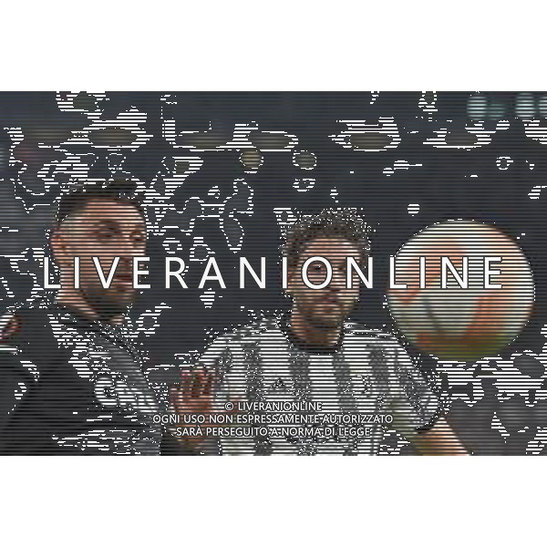 Torino 09.03.2023 Stadio Allianz Stadium ©Manuela Viganti/Agenzia Aldo Liverani Juventus vs Friburgo Europa League 2022/2023 Ottavi di Finale Nella foto: Vincenzo Grifo e manuel locatelli ©Viganti / AGENZIA ALDO LIVERANI SAS