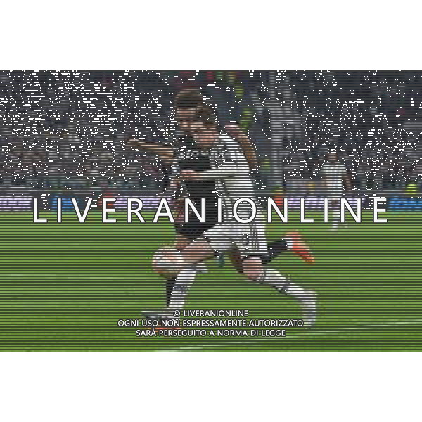Torino 09.03.2023 Stadio Allianz Stadium ©Manuela Viganti/Agenzia Aldo Liverani Juventus vs Friburgo Europa League 2022/2023 Ottavi di Finale Nella foto: fabio miretti e soldillia ©Viganti / AGENZIA ALDO LIVERANI SAS