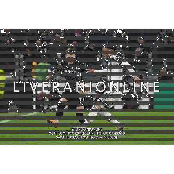 Torino 09.03.2023 Stadio Allianz Stadium ©Manuela Viganti/Agenzia Aldo Liverani Juventus vs Friburgo Europa League 2022/2023 Ottavi di Finale Nella foto: lukas kubler e filip kostic ©Viganti / AGENZIA ALDO LIVERANI SAS