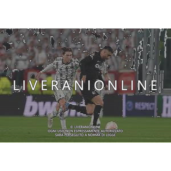 Torino 09.03.2023 Stadio Allianz Stadium ©Manuela Viganti/Agenzia Aldo Liverani Juventus vs Friburgo Europa League 2022/2023 Ottavi di Finale Nella foto: fabio miretti e vincenzo grifo ©Viganti / AGENZIA ALDO LIVERANI SAS