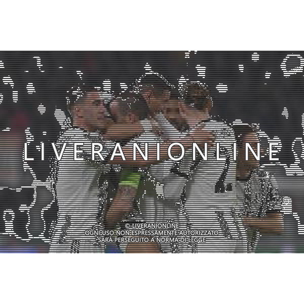 Torino 09.03.2023 Stadio Allianz Stadium ©Manuela Viganti/Agenzia Aldo Liverani Juventus vs Friburgo Europa League 2022/2023 Ottavi di Finale Nella foto: esultanza juventus dopo il gol di angel di maria ©Viganti / AGENZIA ALDO LIVERANI SAS