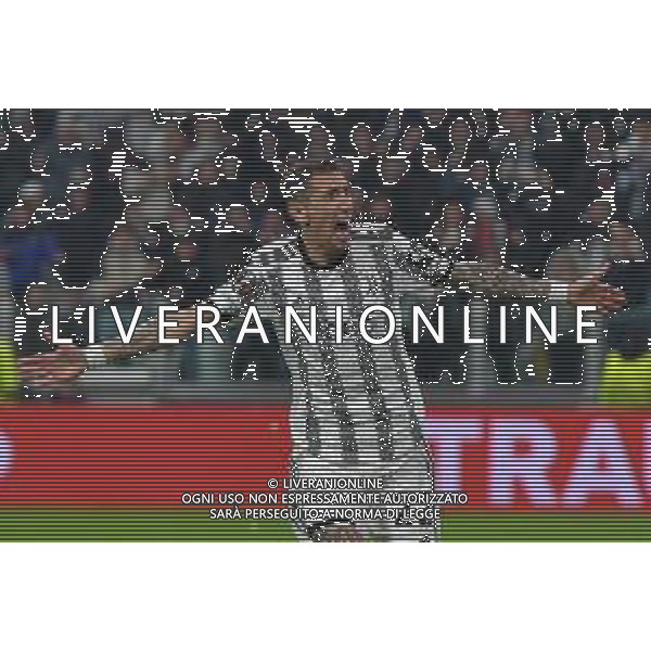 Torino 09.03.2023 Stadio Allianz Stadium ©Manuela Viganti/Agenzia Aldo Liverani Juventus vs Friburgo Europa League 2022/2023 Ottavi di Finale Nella foto: esultanza angel di maria dopo il gol ©Viganti / AGENZIA ALDO LIVERANI SAS