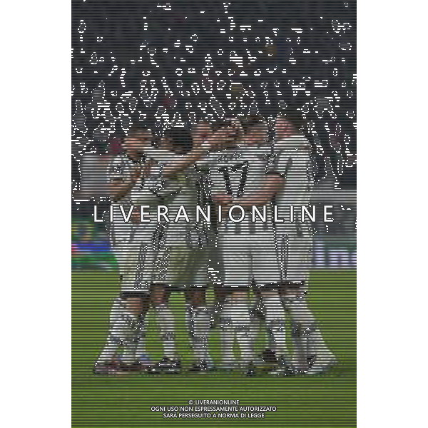 Torino 09.03.2023 Stadio Allianz Stadium ©Manuela Viganti/Agenzia Aldo Liverani Juventus vs Friburgo Europa League 2022/2023 Ottavi di Finale Nella foto: esultanza juventus dopo il gol di angel di maria ©Viganti / AGENZIA ALDO LIVERANI SAS