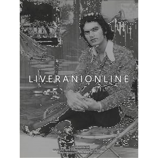 RETROSPETTIVA GIULIANO ILLIANI PSEUDONIMO DONATELLO CANTANTE NELLA FOTO GIULIANO ILLIANI  FOTO GINO BALDAN-AG ALDO LIVERANI SAS  