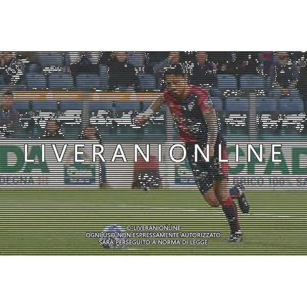 10-3-2023. Cagliari Calcio-Ascoli Calcio. 28° giornata serie BKT 2022/2023, stadio Unipol Domus Cagliari. Foto Salvatore Moi/Aldo Liverani s.a.s. Nella foto: rigore tirato da Gianluca Lapadula Cagliari, parato e poi gol dello stesso su ribatutta portiere Nicola Leali Ascoli, ed esultanza. ©MOI SALVATORE / AGENZIA ALDO LIVERANI SAS