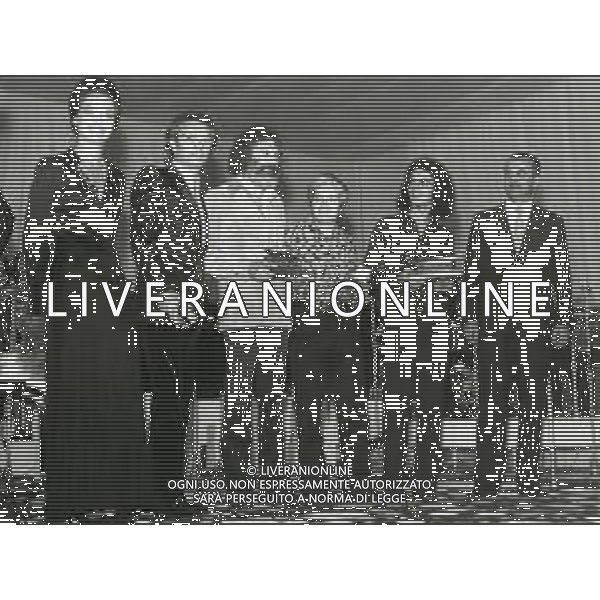 RETROSPETTIVA GIULIANO ILLIANI PSEUDONIMO DONATELLO CANTANTE NELLA FOTO ABA CERCATO-GIORGIO ALBERTAZZI--Georges Moustaki-BRUNO LAUZI-GIULIANO ILLIANI -VITTORIO SALVETTI FOTO GINO BALDAN-AG ALDO LIVERANI SAS 