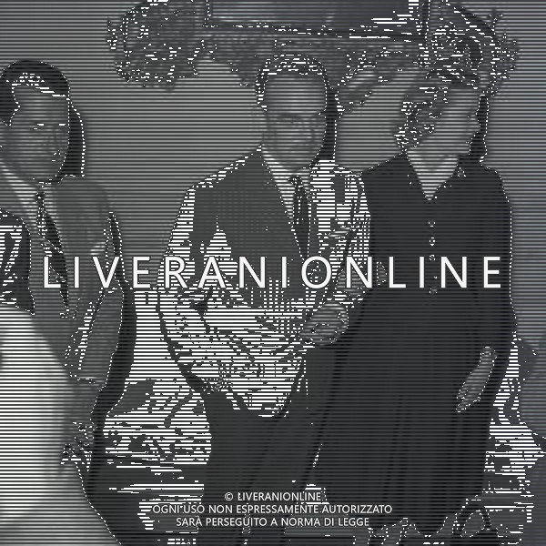 RETROSPETTIVA PRINCIPE RANIERI DI MONACO NELLA FOTO RANIERI DI MONACO CON GRACE KELLY NELL\'ANNO 1958 A ROMA FOTO SANDRO VESPASIANI-AG ALDO LIVERANI SAS
