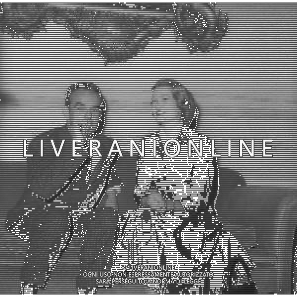 RETROSPETTIVA PRINCIPE RANIERI DI MONACO NELLA FOTO RANIERI DI MONACO CON GRACE KELLY NELL\'ANNO 1958 A ROMA FOTO SANDRO VESPASIANI-AG ALDO LIVERANI SAS