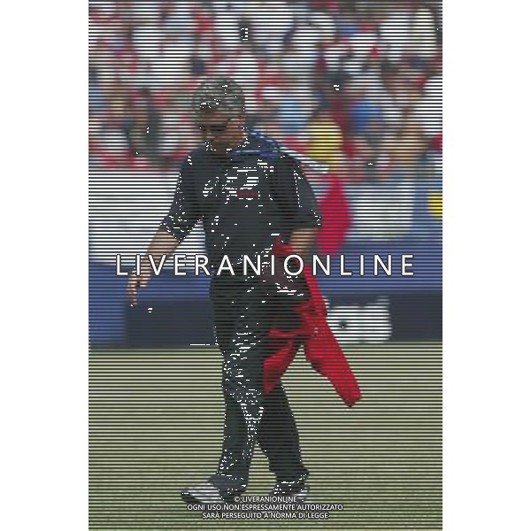 NEW YORK 3/08/2003 SUPERCOPPA ITALIANA NELLA FOTO ANCELOTTI CARLO FOTO ALDO LIVERANI