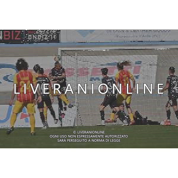 TVRG Edoardo Ferrante (Recanatese) SX segna il gol dell\'1 a 0 Fiorenzuola vs Recanatese Fiorenzuola d\'Arda (PC) 11-03-2023 Velodromo Pavesi Campionato Serie C girone B - 31a giornata foto Roberto Garavaglia/ag. Aldo Liverani sas/ AGENZIA ALDO LIVERANI SAS
