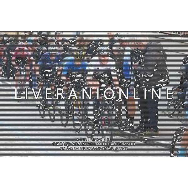 11-03-2023 Tirreno - Adriatico; Tappa 06 Osimo - Osimo; 2023, Uae Emirates; 2023, Jumbo - Visma; Almeida, Joao; Roglic, Primoz; Osimo; ©SIROTTI / AGENZIA ALDO LIVERANI SAS