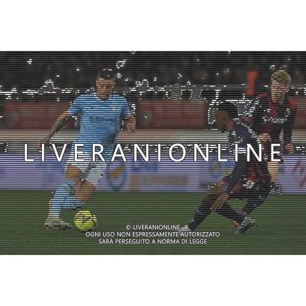 Bologna vs Lazio Campionato Serie A TIM - 26 Giornata - Stadio Dall\'Ara - Bologna 11-03-2023 nella foto sergej Milinkovic Savic e Lucumi ©Federico Gaetano / AGENZIA ALDO LIVERANI SAS