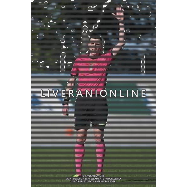 TVRG l\'arbitro Francesco Zago di Conegliano (TV) Fiorenzuola vs Recanatese Fiorenzuola d\'Arda (PC) 11-03-2023 Velodromo Pavesi Campionato Serie C girone B - 31a giornata foto Roberto Garavaglia/ag. Aldo Liverani sas/ AGENZIA ALDO LIVERANI SAS