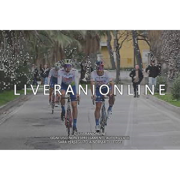12-03-2023 Tirreno - Adriatico; Tappa 07 San Benedetto Del Tronto - San Benedetto Del Tronto; 2023, Totalenergies; Sagan, Peter; Oss, Daniel; San Benedetto Del Tronto; ©SIROTTI / AGENZIA ALDO LIVERANI SAS