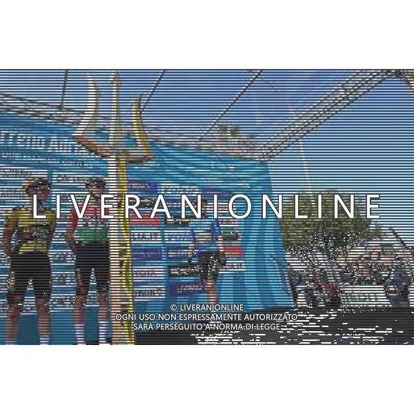 12-03-2023 Tirreno - Adriatico; Tappa 07 San Benedetto Del Tronto - San Benedetto Del Tronto; 2023, Jumbo - Visma; Roglic, Primoz; Valter, Attila; San Benedetto Del Tronto; ©SIROTTI / AGENZIA ALDO LIVERANI SAS