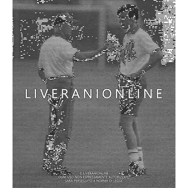 1994 MILANELLO ALLENAMENTO NAZIONALE ITALIANA DI CALCIO NELLA FOTO ARRIGO SACCHI E NICOLA BERTI AG ALDO LIVERANI SAS