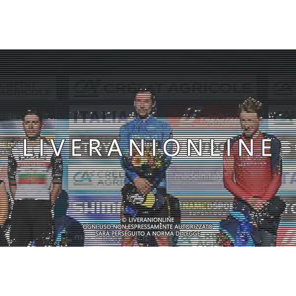 12-03-2023 Tirreno - Adriatico; Tappa 07 San Benedetto Del Tronto - San Benedetto Del Tronto; 2023, Jumbo - Visma; 2023, Uae Emirates; 2023, Ineos Grenadiers; Roglic, Primoz; Almeida, Joao; Geoghegan, Hart Tao; San Benedetto Del Tronto; FOTO STEFANO SIROTTI-AG ALDO LIVERANI SAS