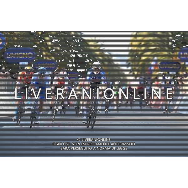 12-03-2023 Tirreno - Adriatico; Tappa 07 San Benedetto Del Tronto - San Benedetto Del Tronto; 2023, Alpecin - Deceuninck; 2023, Jayco - Alula; Philipsen, Jasper; Groenewegen, Dylan; San Benedetto Del Tronto; FOTO STEFANO SIROTTI-AG ALDO LIVERANI SAS