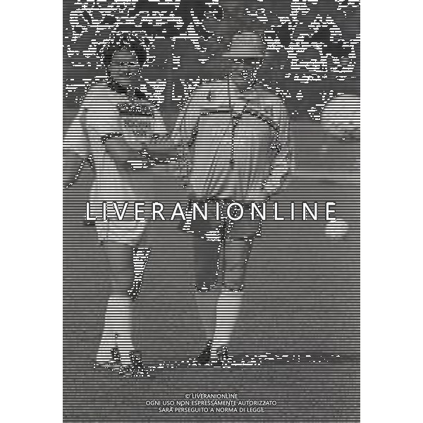 1986 ALLENAMENTO MILAN NELLA FOTO FABIO CAPELLO E NILS LIEDHOLM AG ALDO LIVERANI SAS