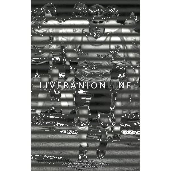1986 ALLENAMENTO MILAN NELLA FOTO GIUSEPPE GALDERISI AG ALDO LIVERANI SAS