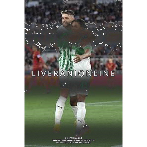 Roma vs Sassuolo Campionato Serie A TIM - 26 Giornata - Stadio Olimpico - Roma 12-03-2023 nella foto Esultanza Berardi e Lauriente\' ©Federico Gaetano / AGENZIA ALDO LIVERANI SAS