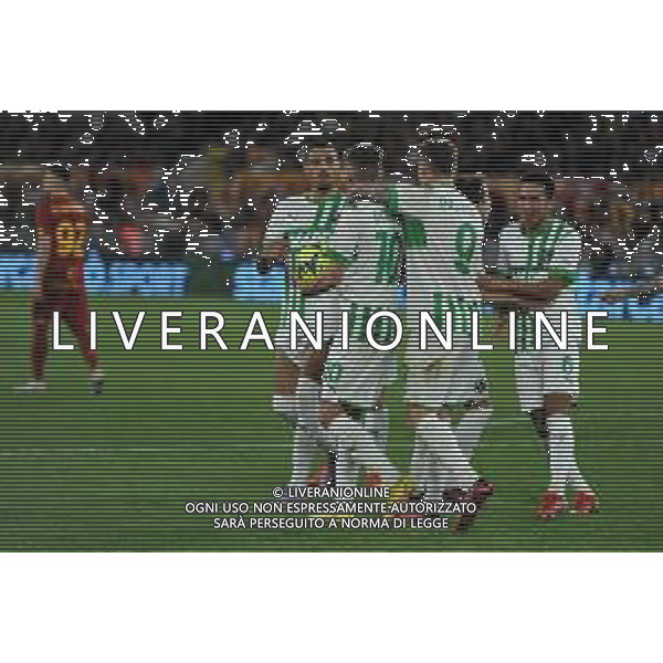 Roma vs Sassuolo Campionato Serie A TIM - 26 Giornata - Stadio Olimpico - Roma 12-03-2023 nella foto Esultanza Sassuolo FOTO FEDERICO GAETANO-AG ALDO LIVERANI SAS