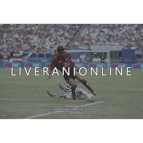 NEW YORK 3/08/2003 SUPERCOPPA ITALIANA NELLA FOTO SERGINHO-CON ALESSANDRO BIRINDELLI FOTO ALDO LIVERANI