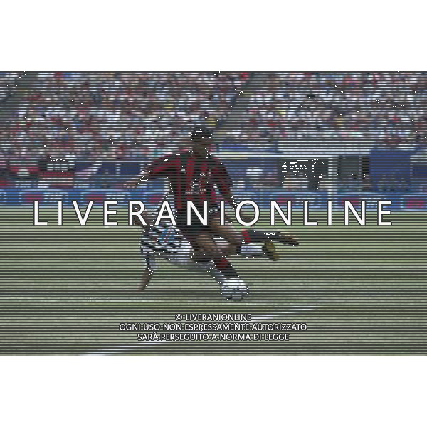 NEW YORK 3/08/2003 SUPERCOPPA ITALIANA NELLA FOTO SERGINHO-CON ALESSANDRO BIRINDELLI FOTO ALDO LIVERANI