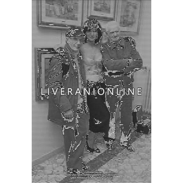 RETROSPETTIVA PAMELA PRATI (Paola Pireddu) SOUBRETTE E ATTRICE NELLA FOTO AL CARNEVALE DI VIAREGGIO NEL 1984 ©Archivio Giovanni Liverani / AGENZIA ALDO LIVERANI SAS