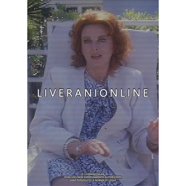 RETROSPETTIVA DAGMAR LASSANDER ATTRICE NELLA FOTO DAGMAR LASSANDER NELL\'ANNO 1987 AG ALDO LIVERANI SAS