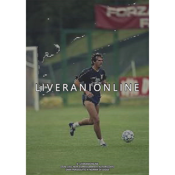 1997-1998 VIGO DI FASSA RITIRO ESTIVO LAZIO CALCIO NELLA FOTO ROBERTO RAMBAUDI AG ALDO LIVERANI SAS