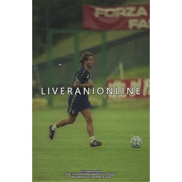 1997-1998 VIGO DI FASSA RITIRO ESTIVO LAZIO CALCIO NELLA FOTO ROBERTO MANCINI AG ALDO LIVERANI SAS