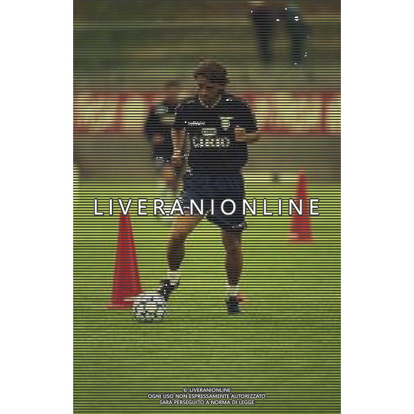 1997-1998 VIGO DI FASSA RITIRO ESTIVO LAZIO CALCIO NELLA FOTO ROBERTO MANCINI AG ALDO LIVERANI SAS