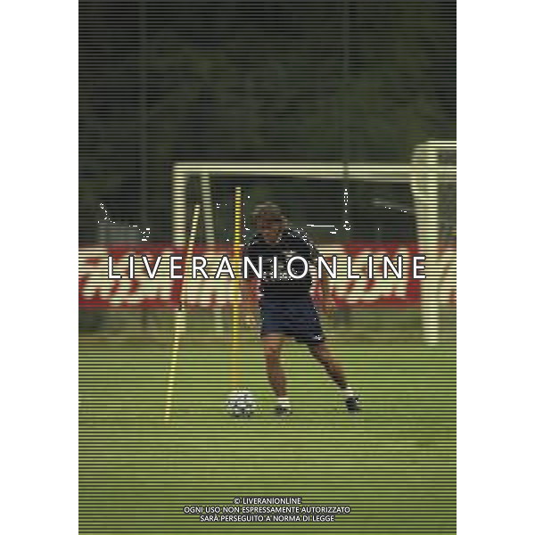 1997-1998 VIGO DI FASSA RITIRO ESTIVO LAZIO CALCIO NELLA FOTO ROBERTO MANCINI AG ALDO LIVERANI SAS