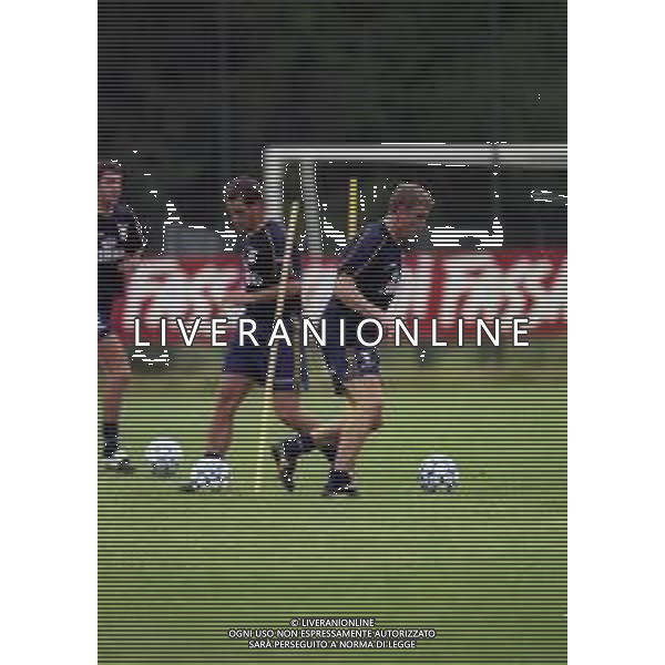 1997-1998 VIGO DI FASSA RITIRO ESTIVO LAZIO CALCIO NELLA FOTO ALEN BOKSIC AG ALDO LIVERANI SAS