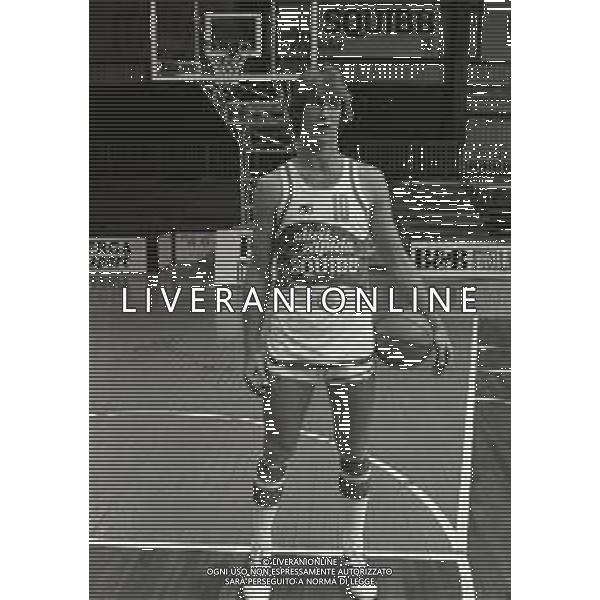 RETROSPETTIVA TERRY STOTTS BASKET NELLA FOTO TERRY STOTTS SQUIBB BASKET CANTU\' NELL\'ANNO 1980-1981 FOTO ENRICO LIVERANI-AG ALDO LIVERANI SAS
